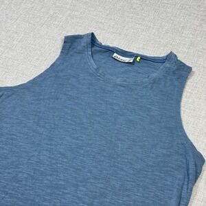 Tasc Tank Womens Small Blue Basic Lightweight Breathable Stretch Jersey